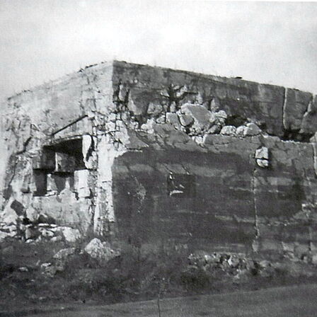 Bunker De Klomp na explosie 18 mei 1945