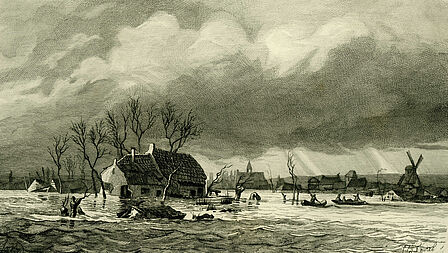 Ets van de watersnood in 1855
