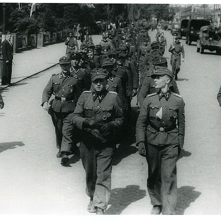 Aftocht Duitse soldaten 10 mei 1945